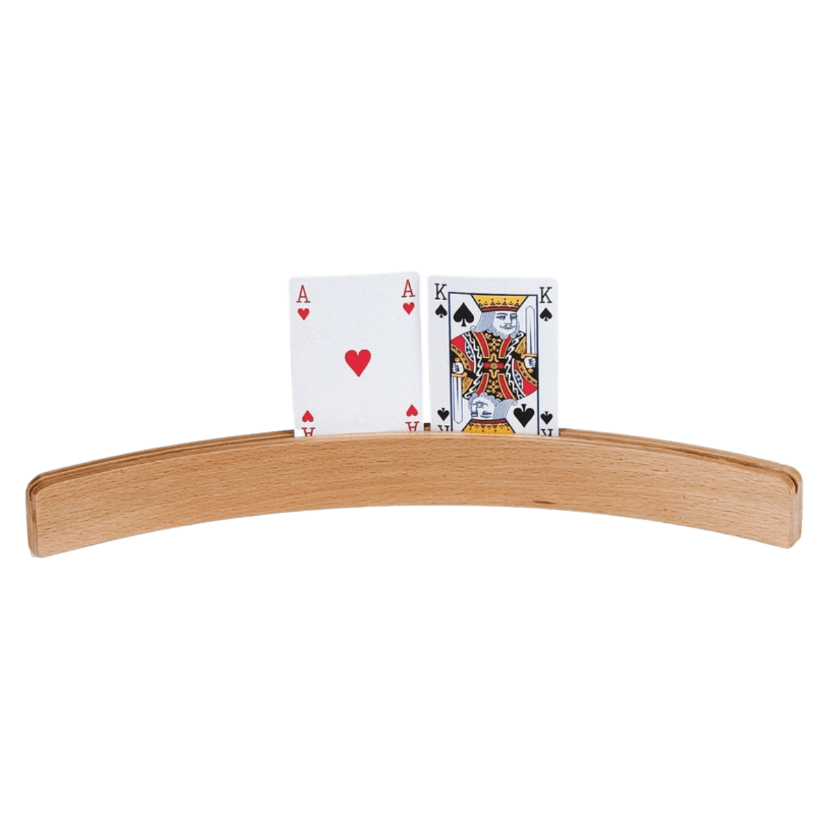 Porte-cartes en bois courbé 35 cm