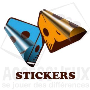 Stickers utilisés pour le code couleurs