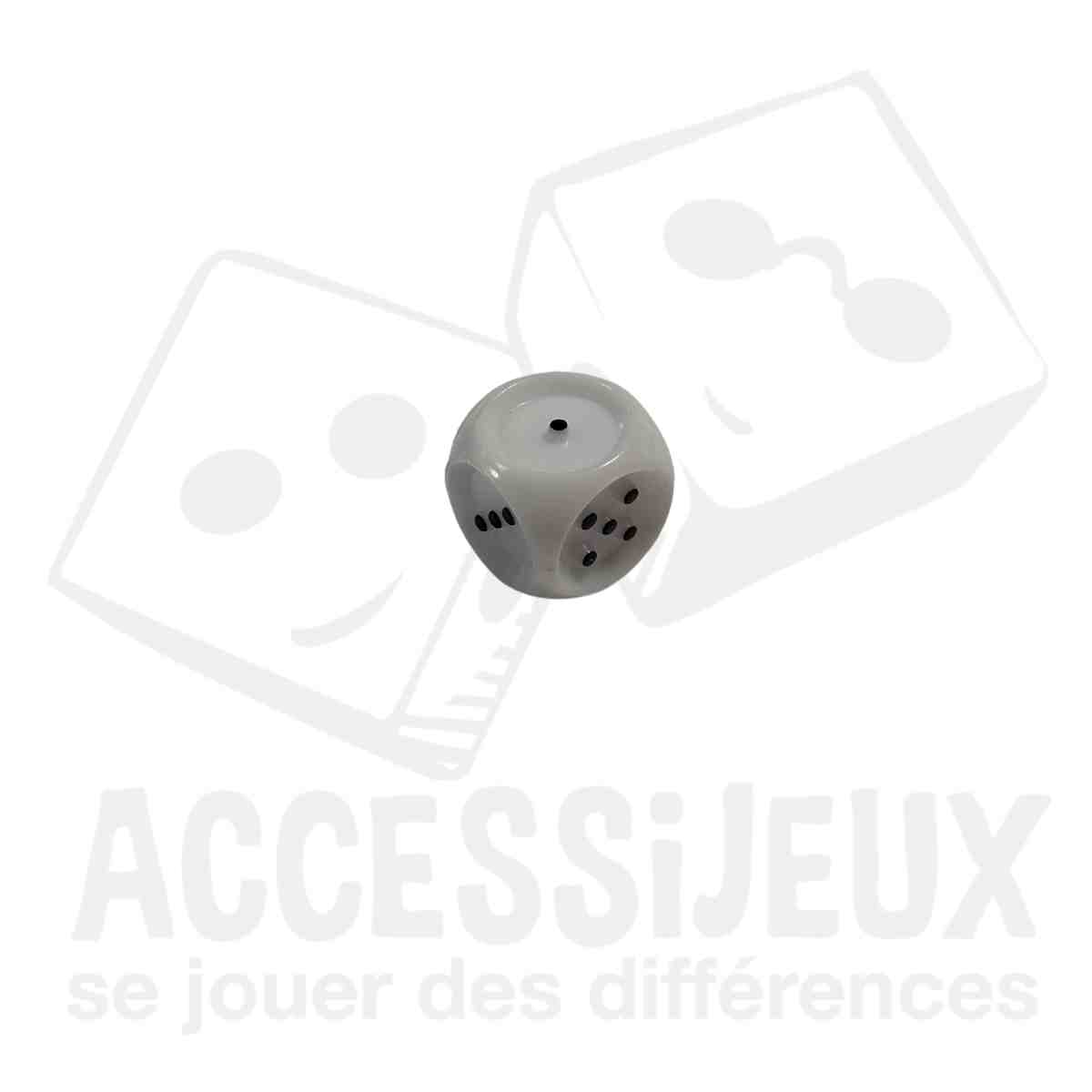 Dé tactile 6 faces 1,5cm