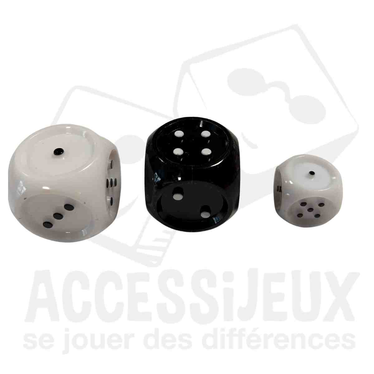 Dé tactile 6 faces 1,5cm – Image 2