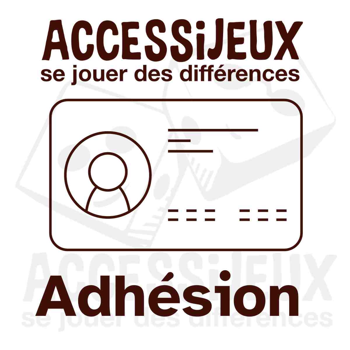 Adhésion particulier (Validité 1 an)