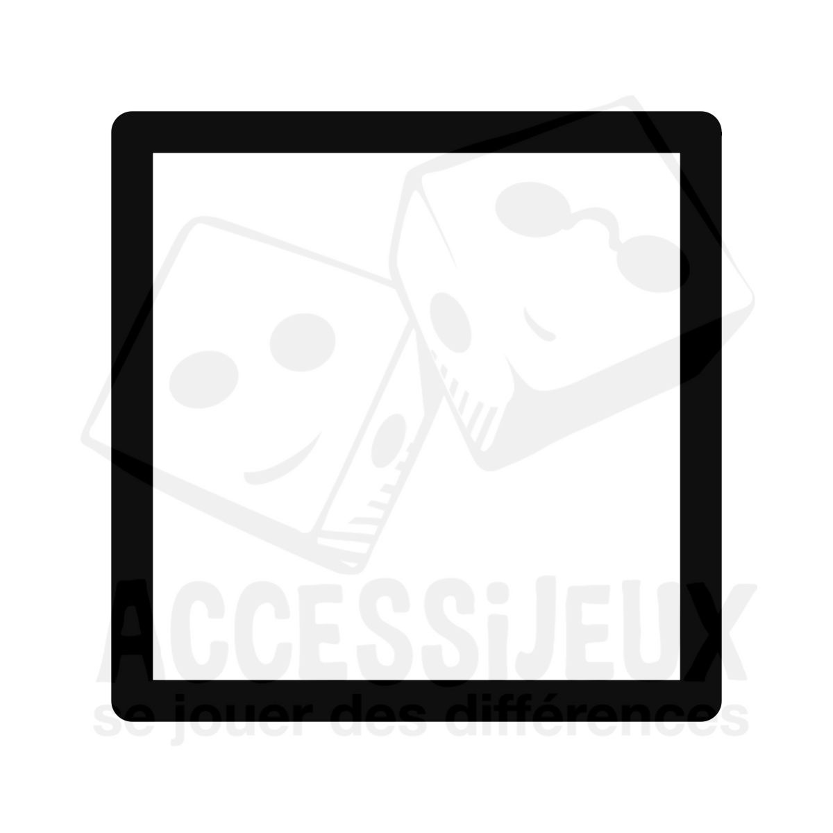 Stickers en relief forme carré creux