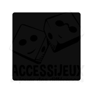 Stickers en relief forme carrés pleins (blanc)
