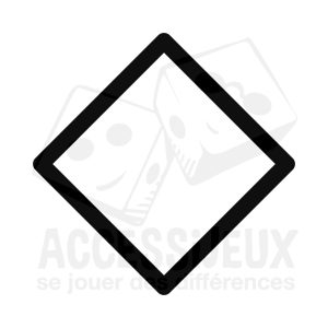 Stickers en relief forme carreau creux