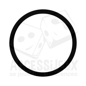 Stickers en relief forme cercle