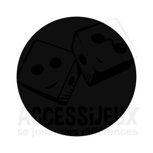 Stickers en relief forme disque (orange)