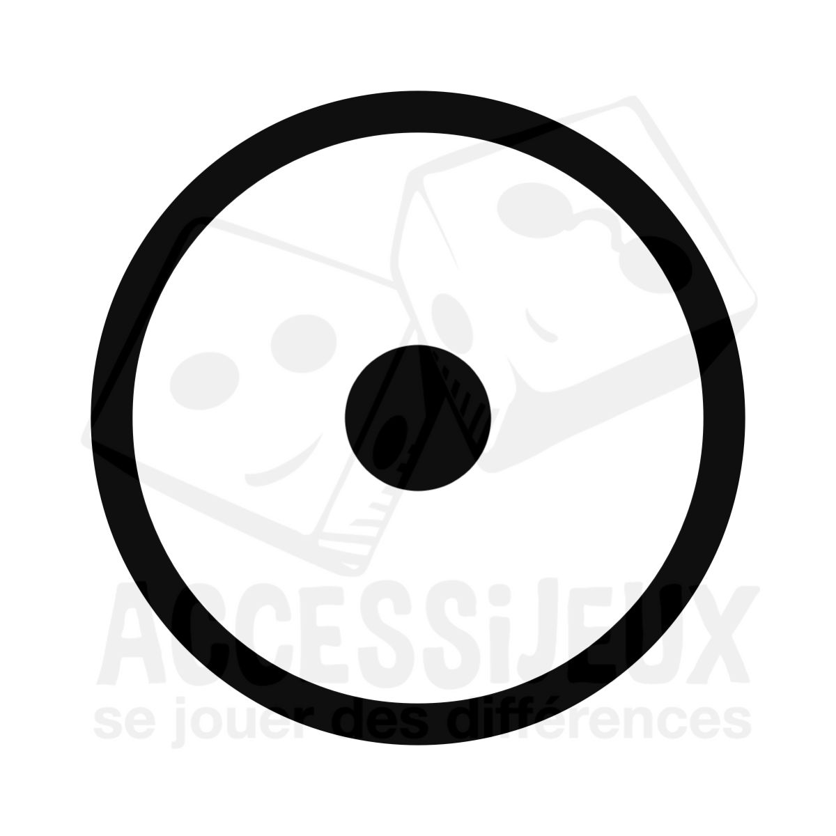 Stickers en relief forme cercle pointé