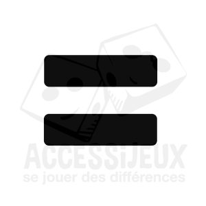 Stickers en relief forme égal