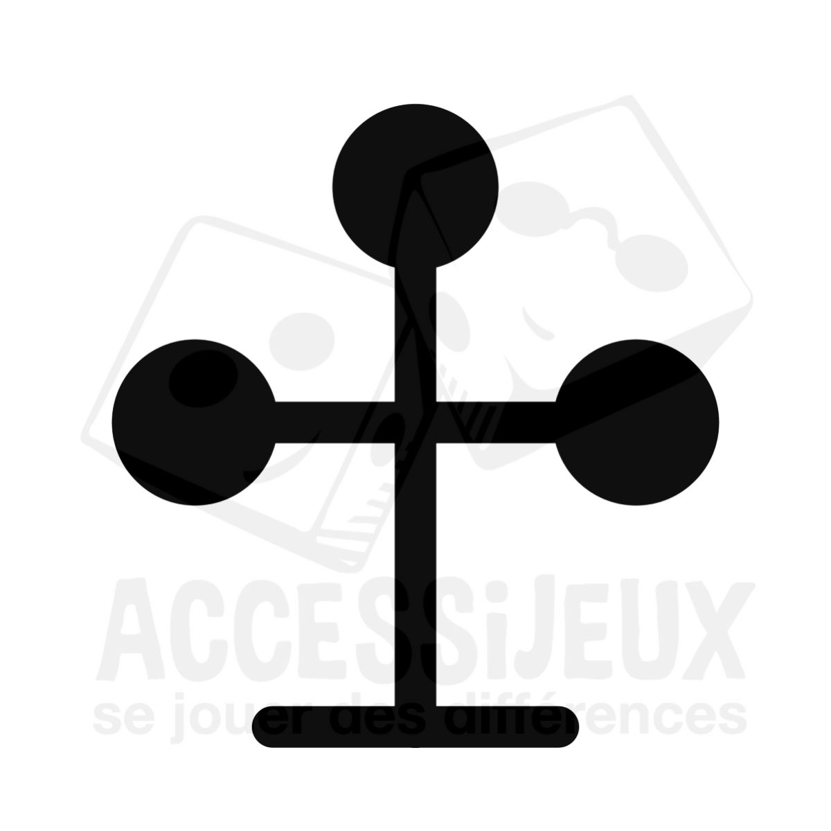 Stickers en relief forme trèfle (vert)