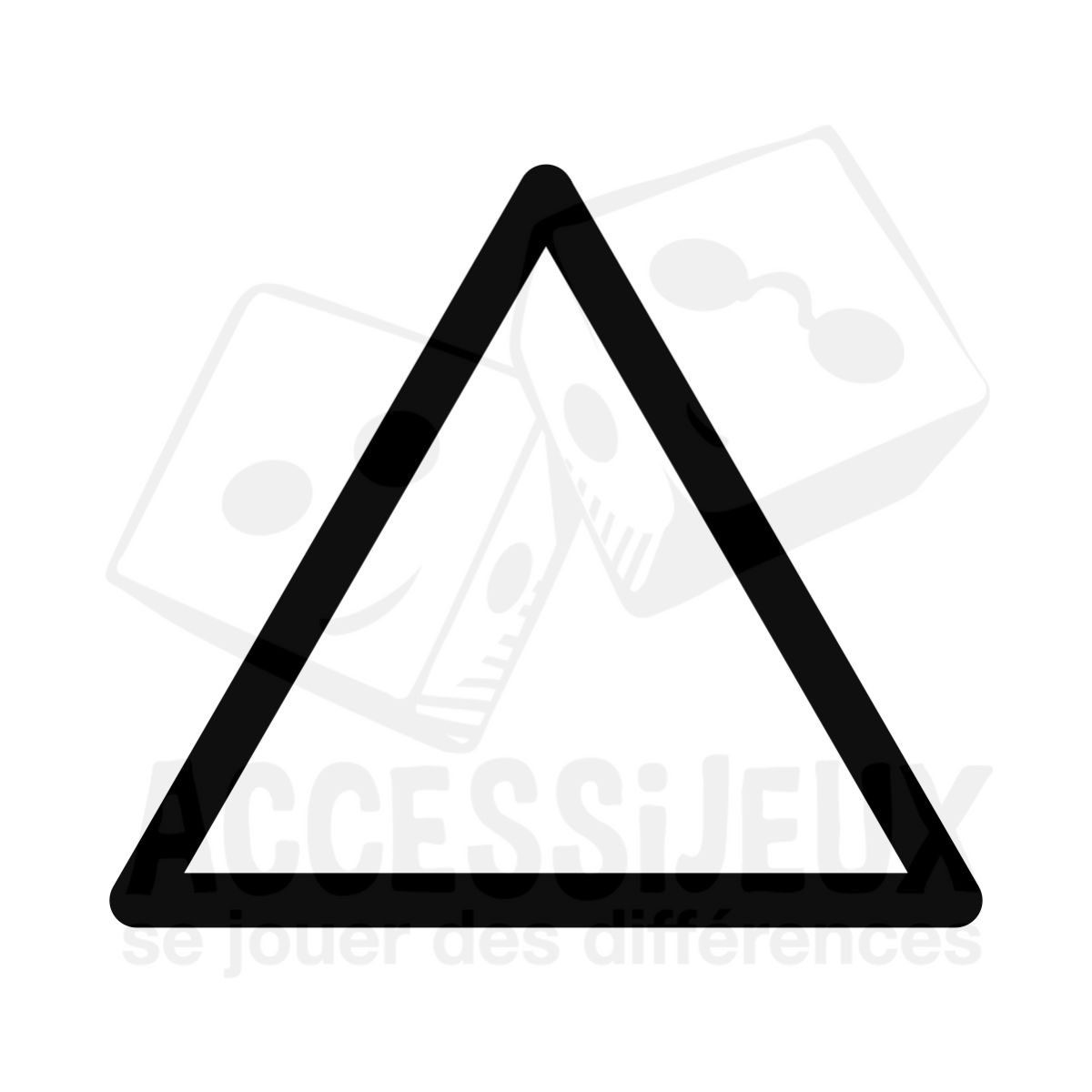 Stickers en relief forme triangle
